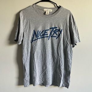 H&M Men’s Gray T-Shirts ‘Well Done’